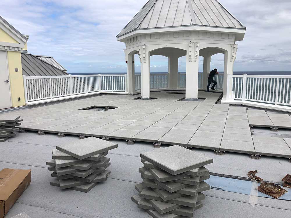 Paver and Pedestal Roof