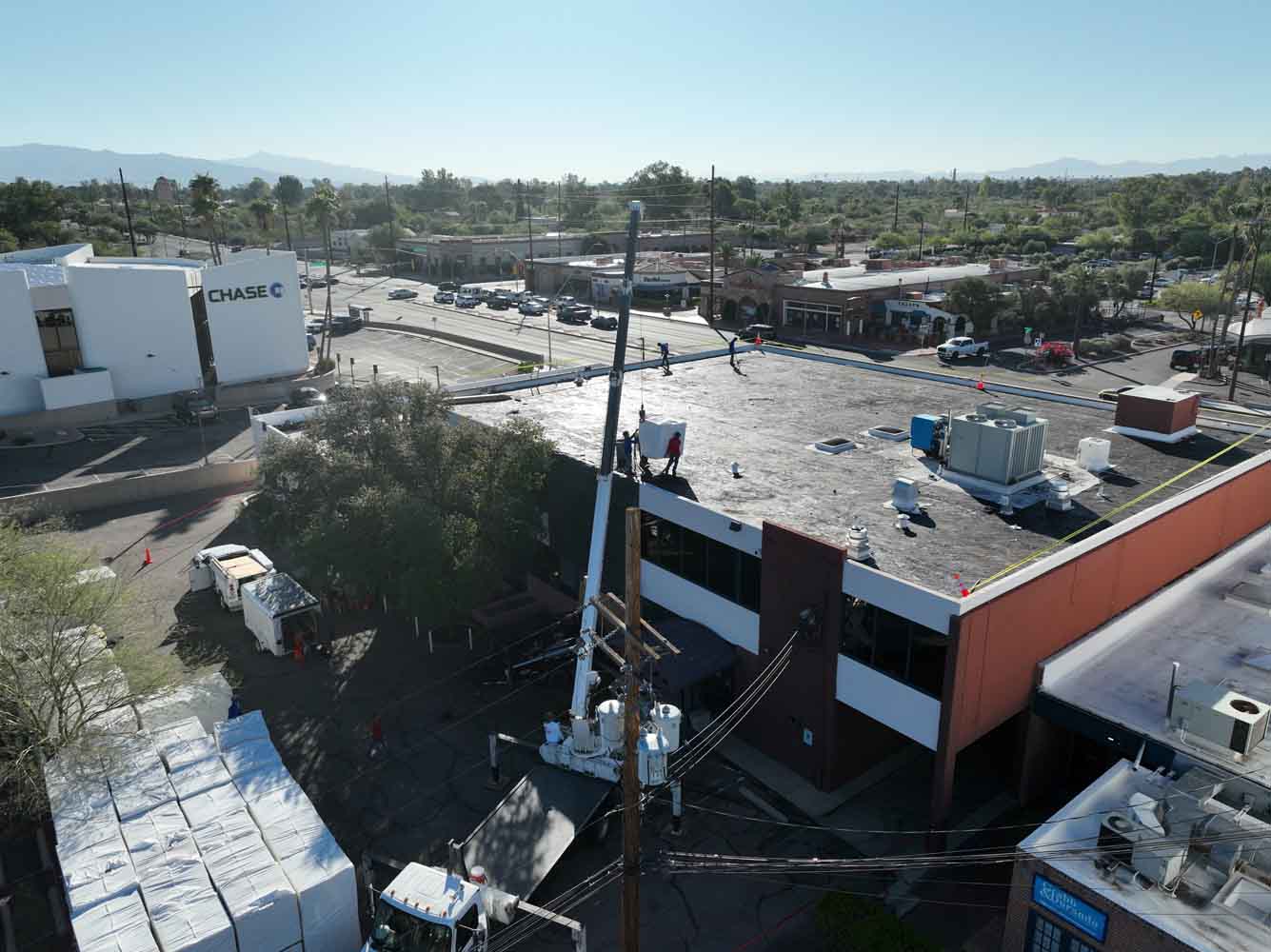 Commercial Roof Replacement from Leaking in Tucson AZ