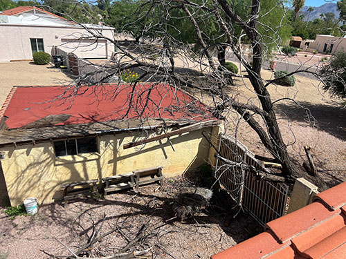 Tucson AZ Roof Storm Damage